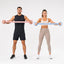 playR Silicon Puller Resistance Band Set of 2, 8-10 Kgs Each, Blue and Pink