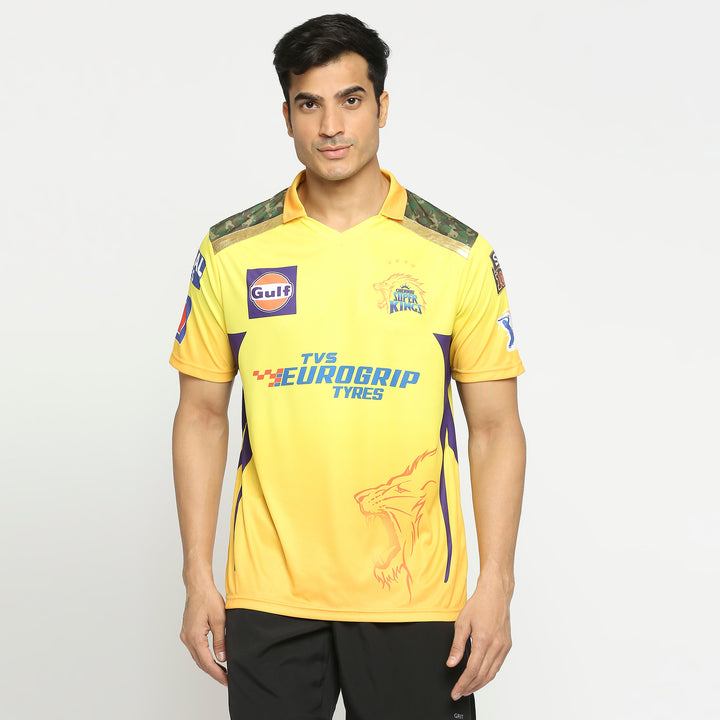 CSK Match Jersey 2023 - Dhoni 7