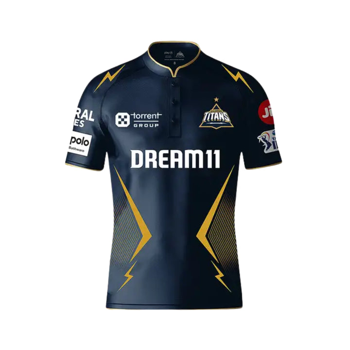 Gujarat Titans Official Match Edition Jersey IPL 2025 Kids Half Sleeve