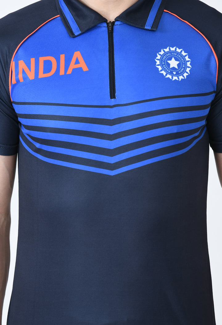 ICC Men Printed Regular Fit ICC Tshirt