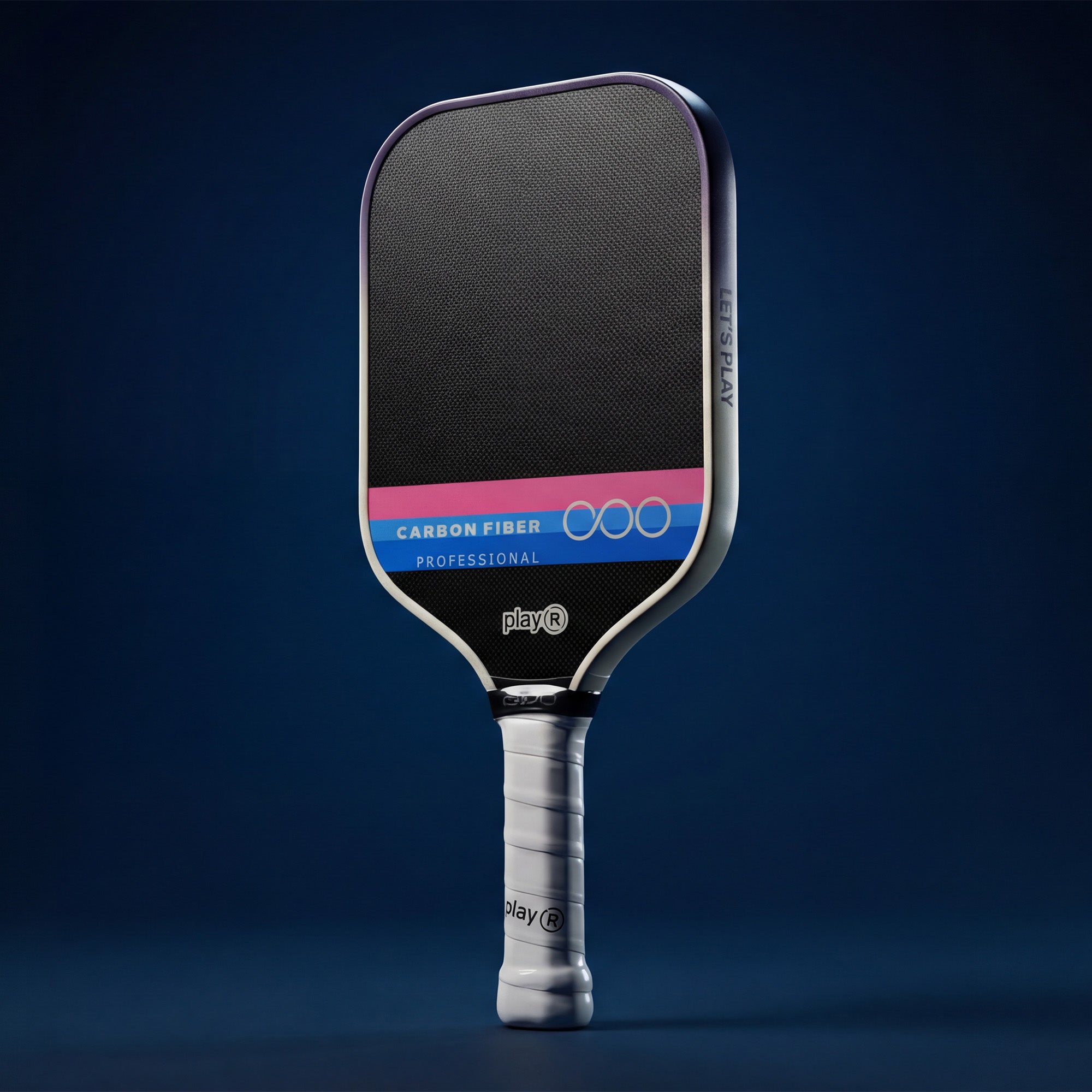 playR Professional Carbon Fiber pickleball paddle used for serving