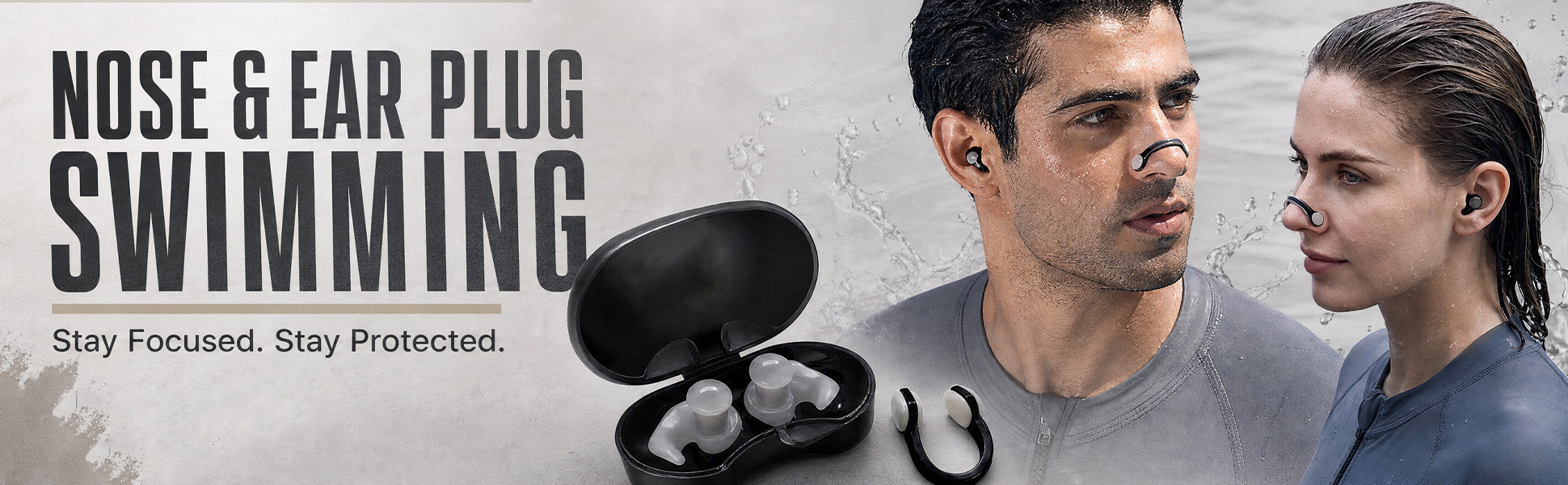 Swimming Ear Plugs And Nose clip