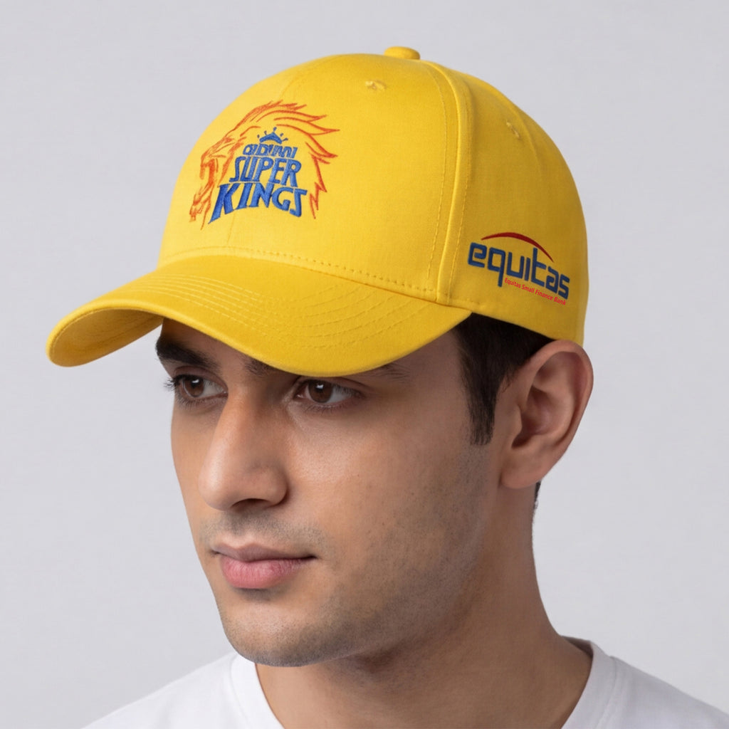 CSK Official Player Cap Yellow
