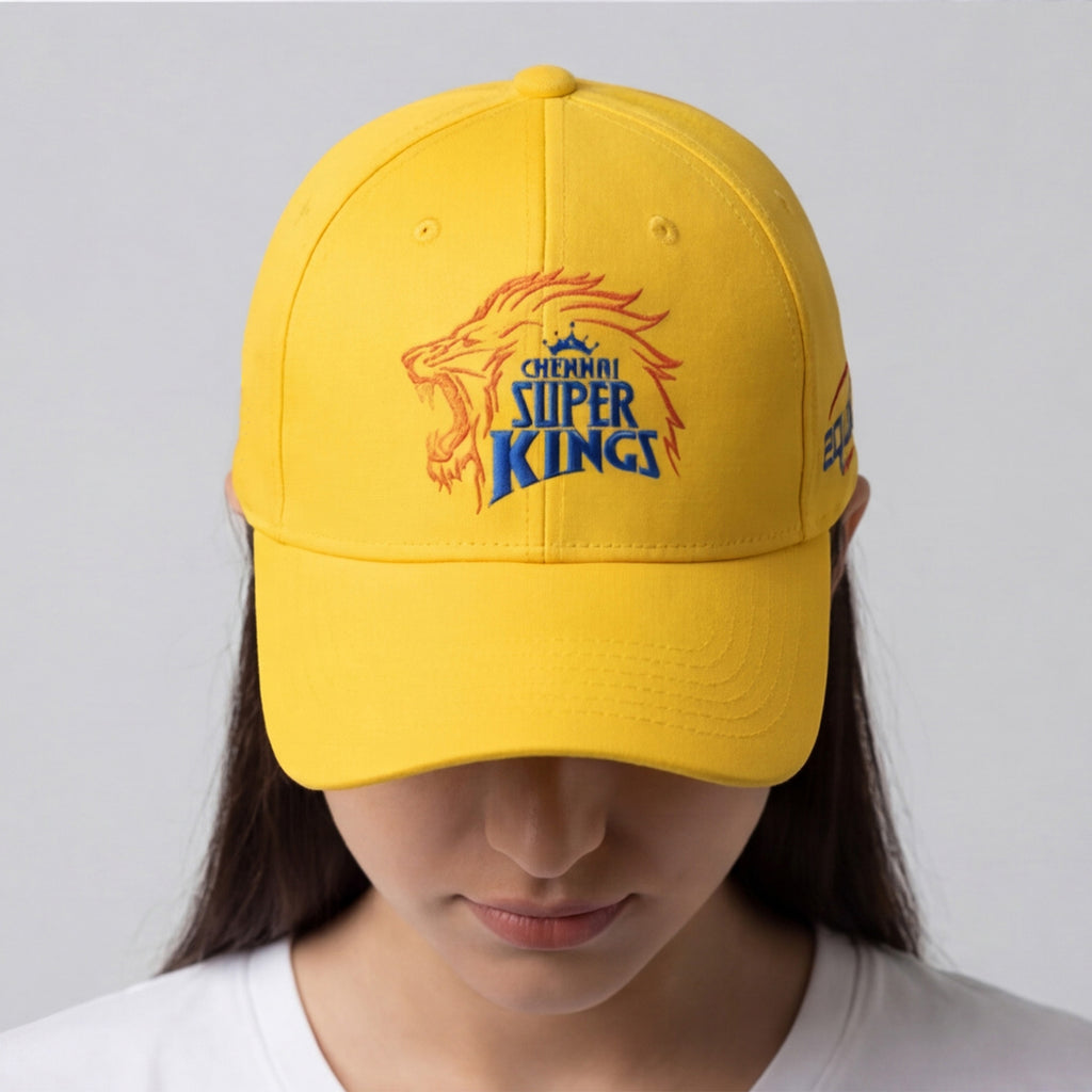CSK Official Player Cap Yellow