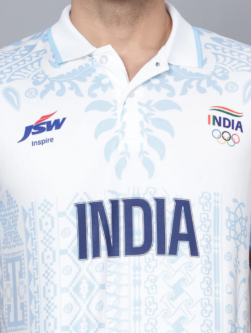 JSW Inspire Asian Games 23 Performance Wear Polo