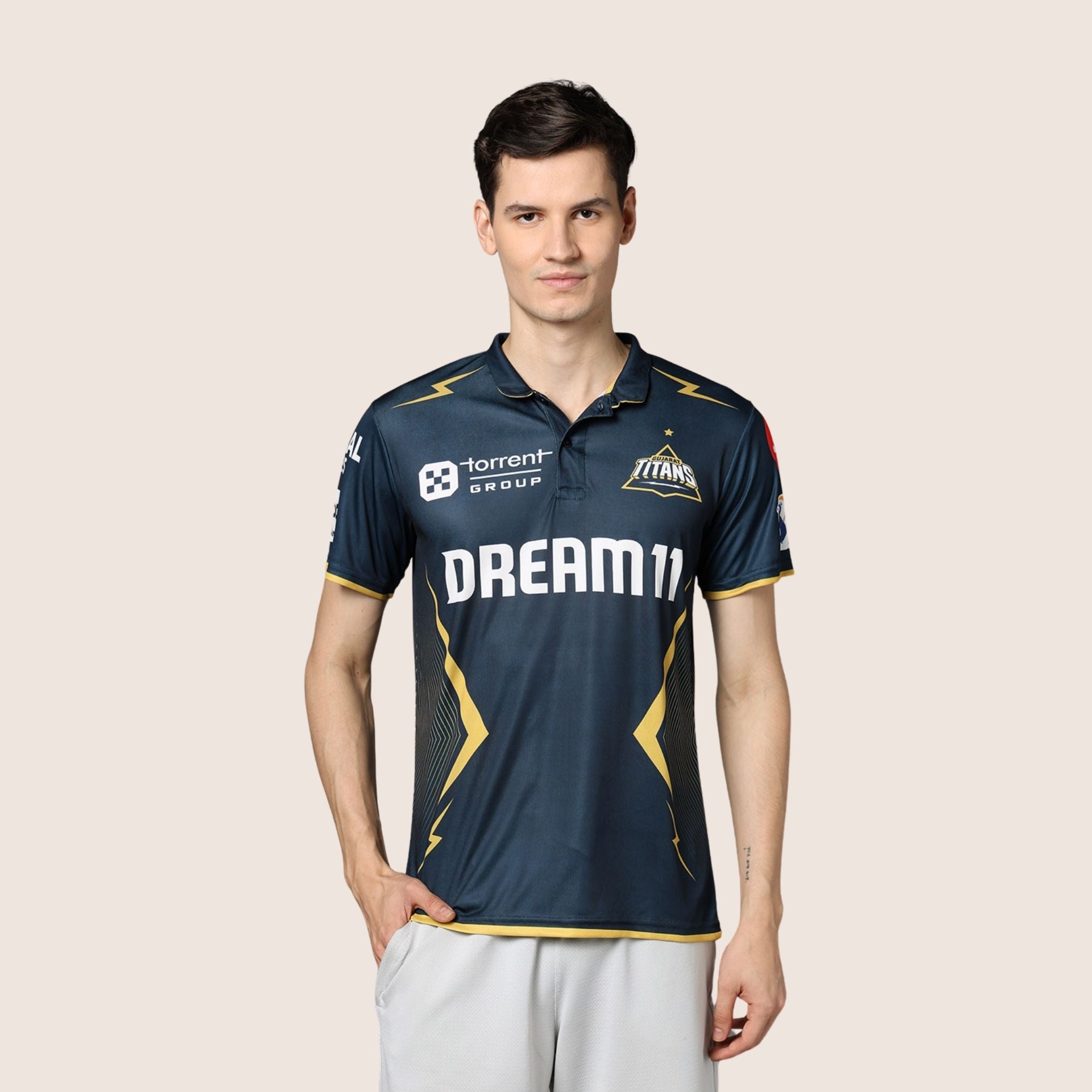 Gujarat Titans Official Replica Jersey IPL 2025 Adult Half Sleeve Main image