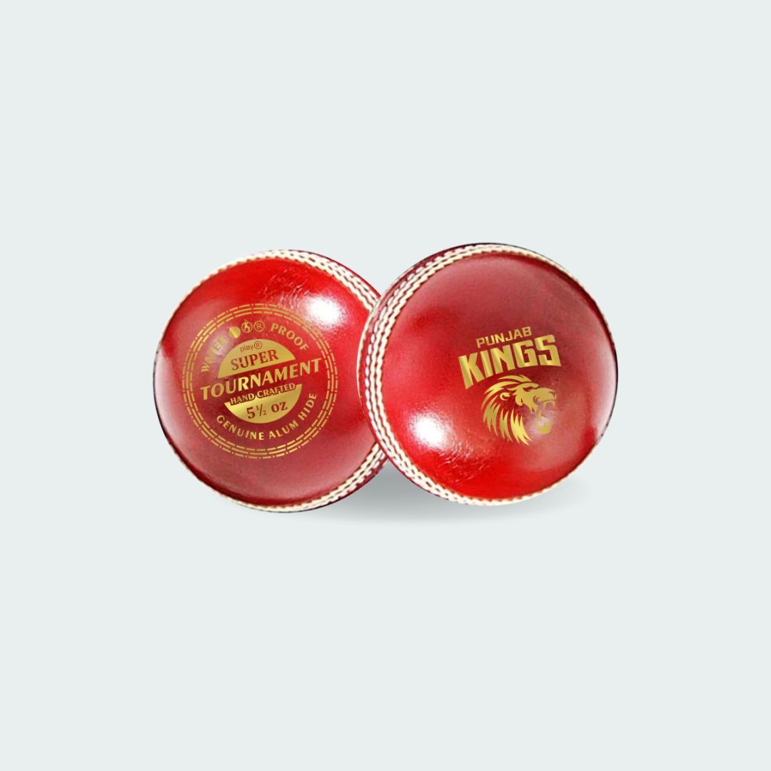 PBKS Tournament Leather Ball Red Pink (Pack of 2)