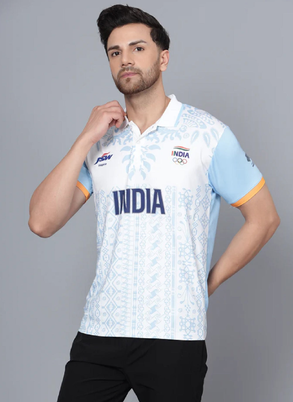 JSW Inspire Asian Games 23 Performance Wear Polo