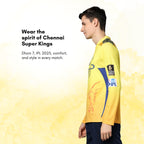 Chennai Super Kings Authentic Match Jersey IPL 2025 Adult Dhoni 7 Long Sleeve