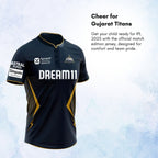 Gujarat Titans Official Match Edition Jersey IPL 2025 Kids Half Sleeve