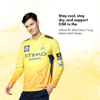 Chennai Super Kings Authentic Match Jersey IPL 2025 Adult Dhoni 7 Long Sleeve