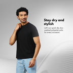 playR Men Solid Basico Tshirt