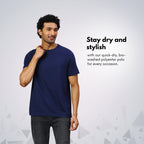 playR Men Solid Basico Tshirt