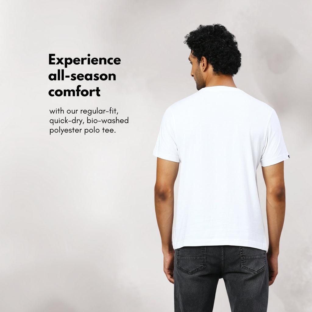 playR Men Solid Basico Tshirt