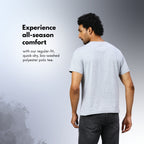 playR Men Solid Basico Tshirt