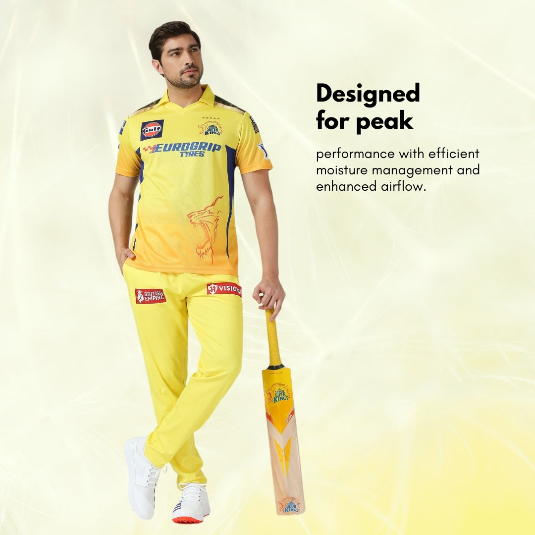 CSK Fan Jersey 2024 - Plain (Half Sleeve)