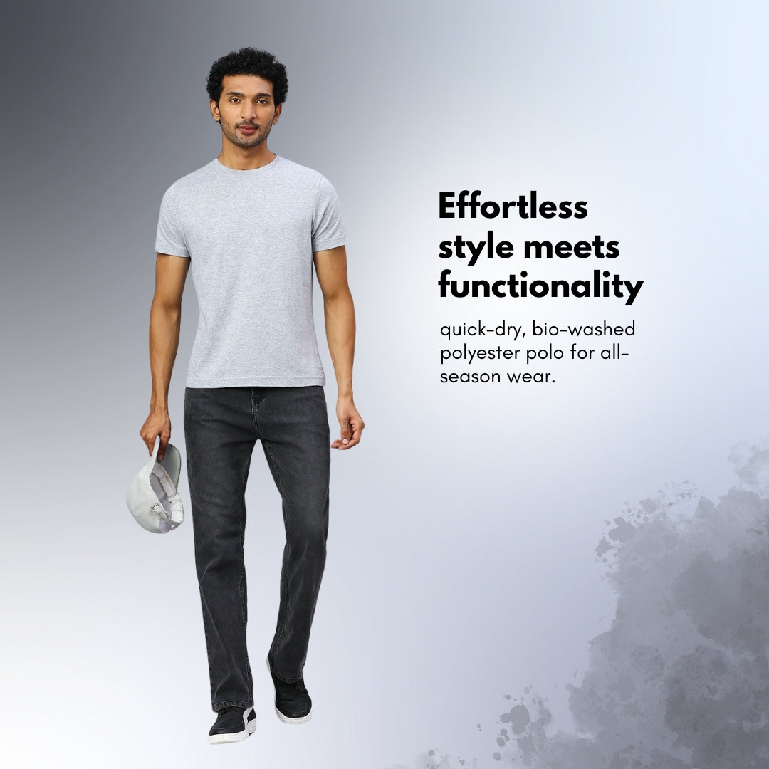 playR Men Solid Basico Tshirt Secondary image