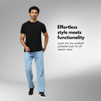 playR Men Solid Basico Tshirt