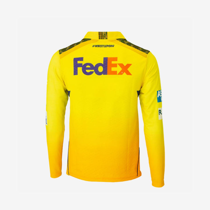 Chennai Super Kings Authentic Match Jersey IPL 2025 Adult Plain Long Sleeve