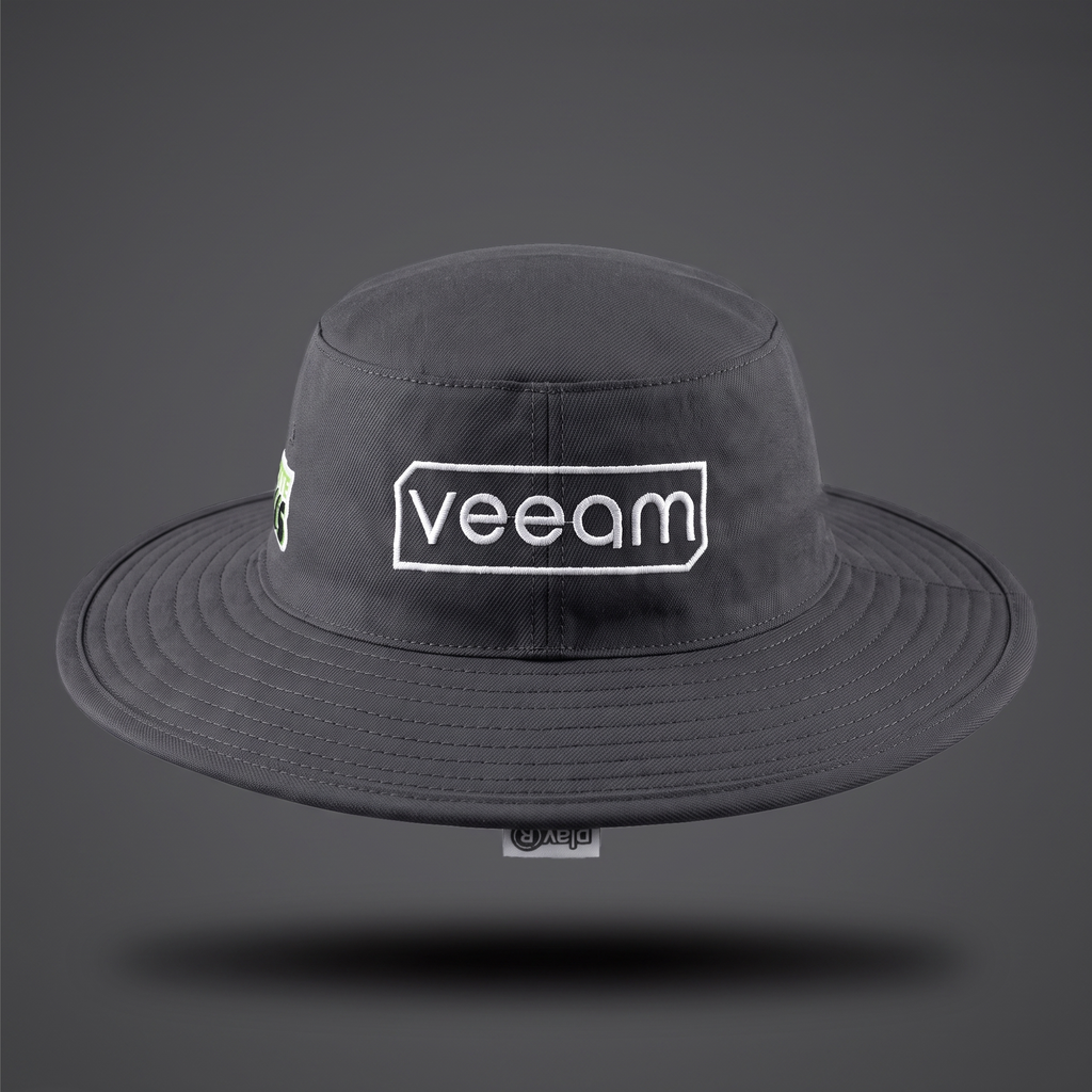 Seattle Orcas Match Hat in Grey - back view with adjustable strap