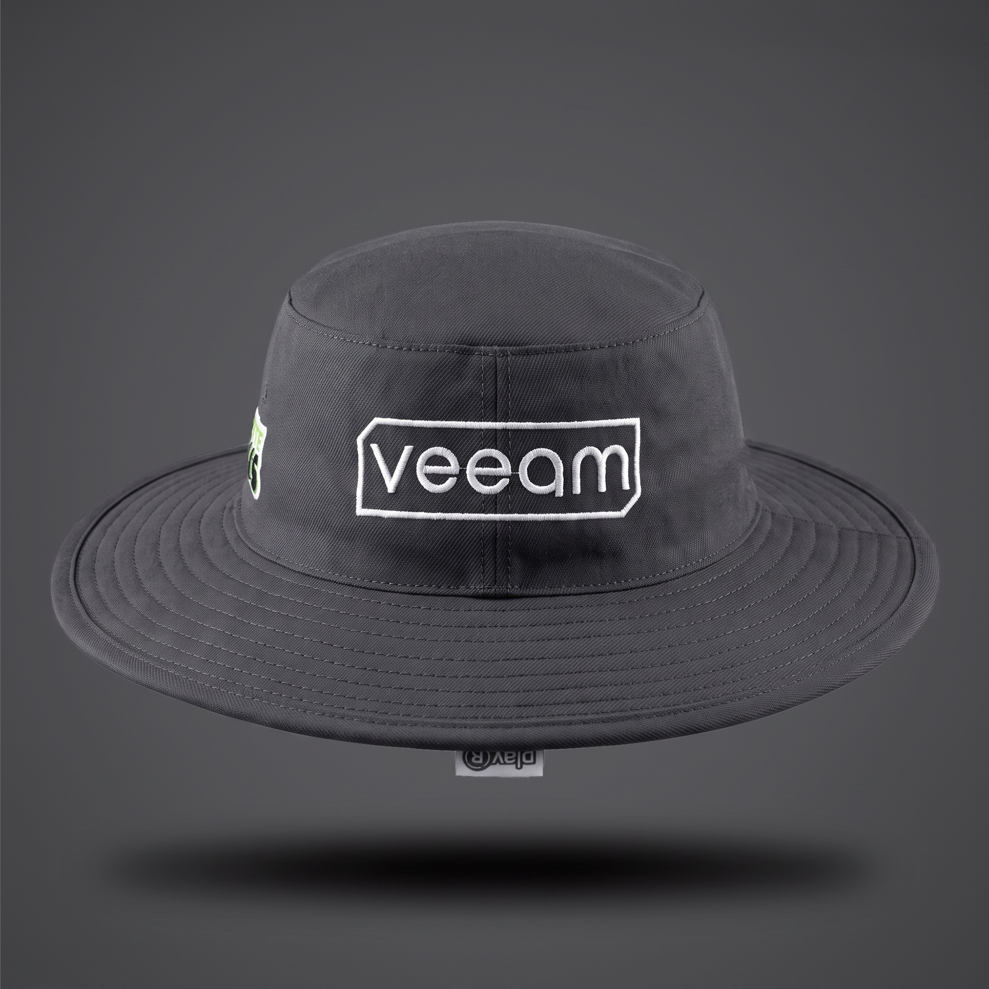 Seattle Orcas Match Hat in Grey - back view with adjustable strap
