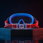 Kids Swimming Silicone PolyCarbonate Goggles Mask Essentials UV Protection Anti Fog — Pink Blue