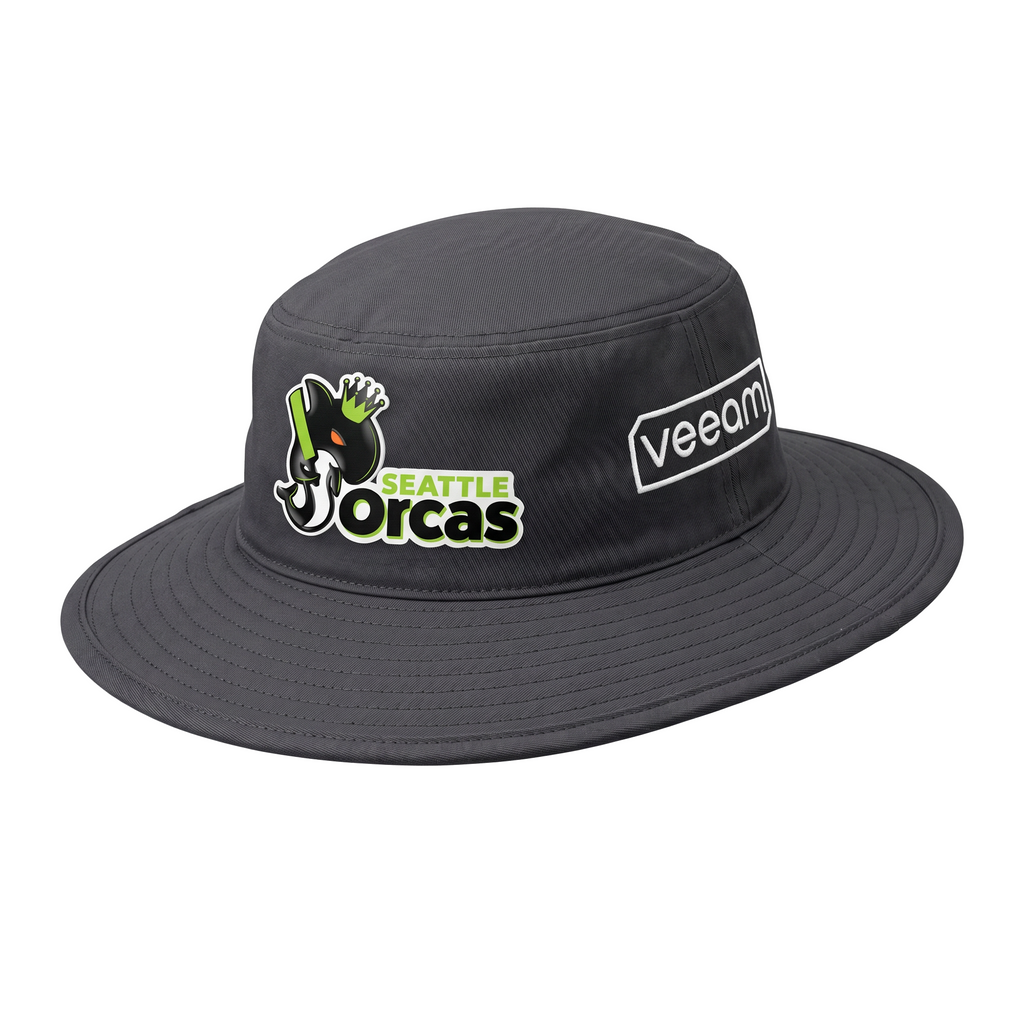 Seattle Orcas Match Hat in Grey - front view - playR x MLC 2026