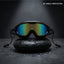 Adult Swimming Silicone PolyCarbonate Electroplated Goggles Mask Performance UV Protection Anti Fog — Black