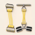 playR Pedal Tummy Trimmer & Chest Upper Body Resistance Band Combo Yellow