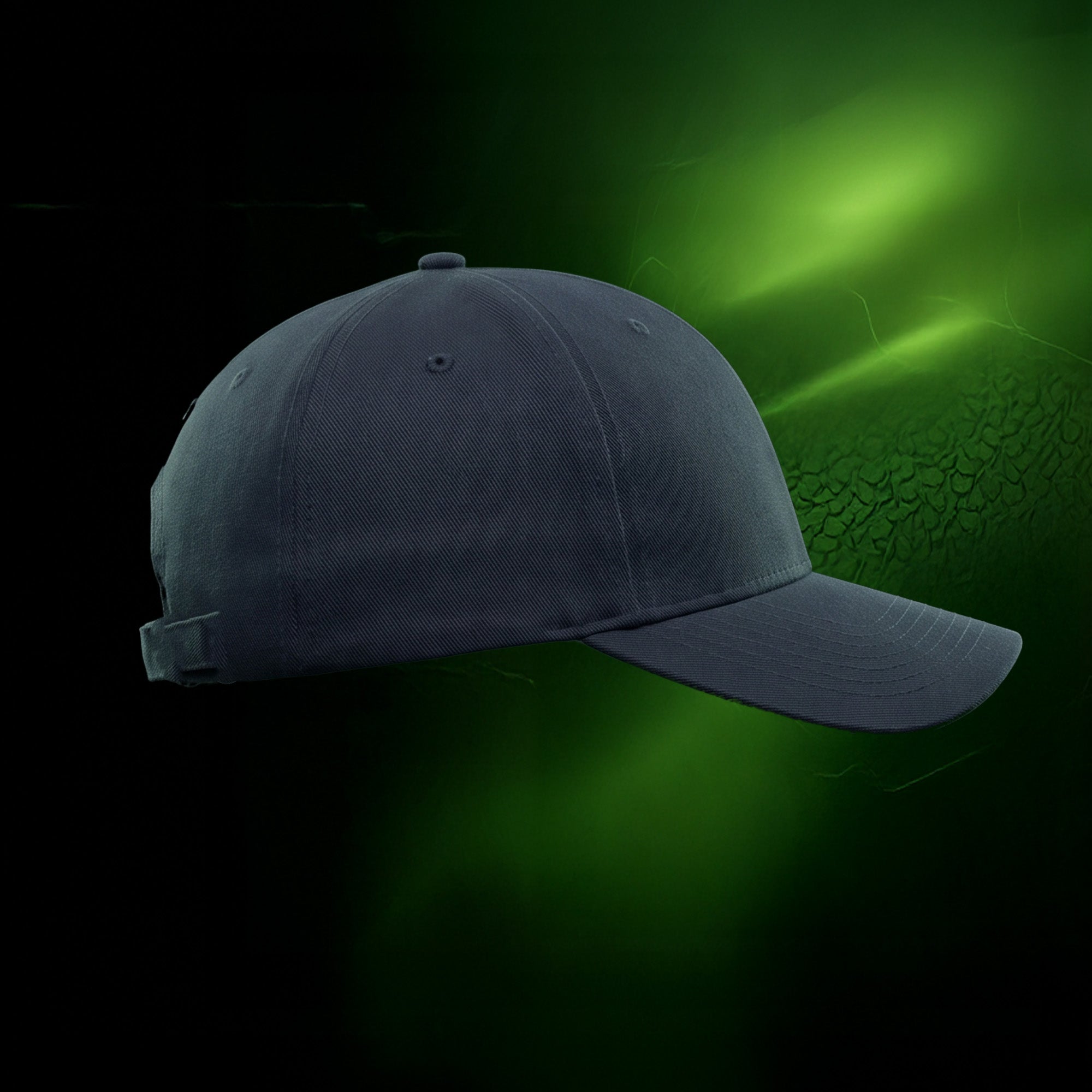 Seattle Orcas Match Cap in Grey - back view with adjustable strap