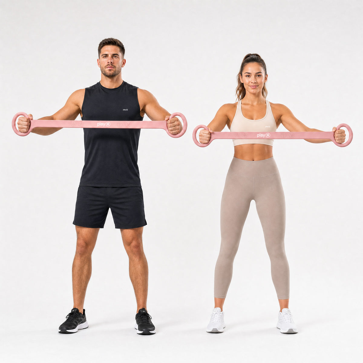 playR Silicon Puller Resistance Band 8-10 Kgs Pink Main image