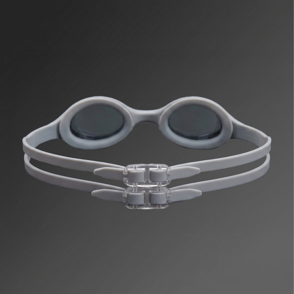 Kids Swimming Silicone Polycarbonate Goggles Essentials UV Protection Anti Fog — Lt. Grey