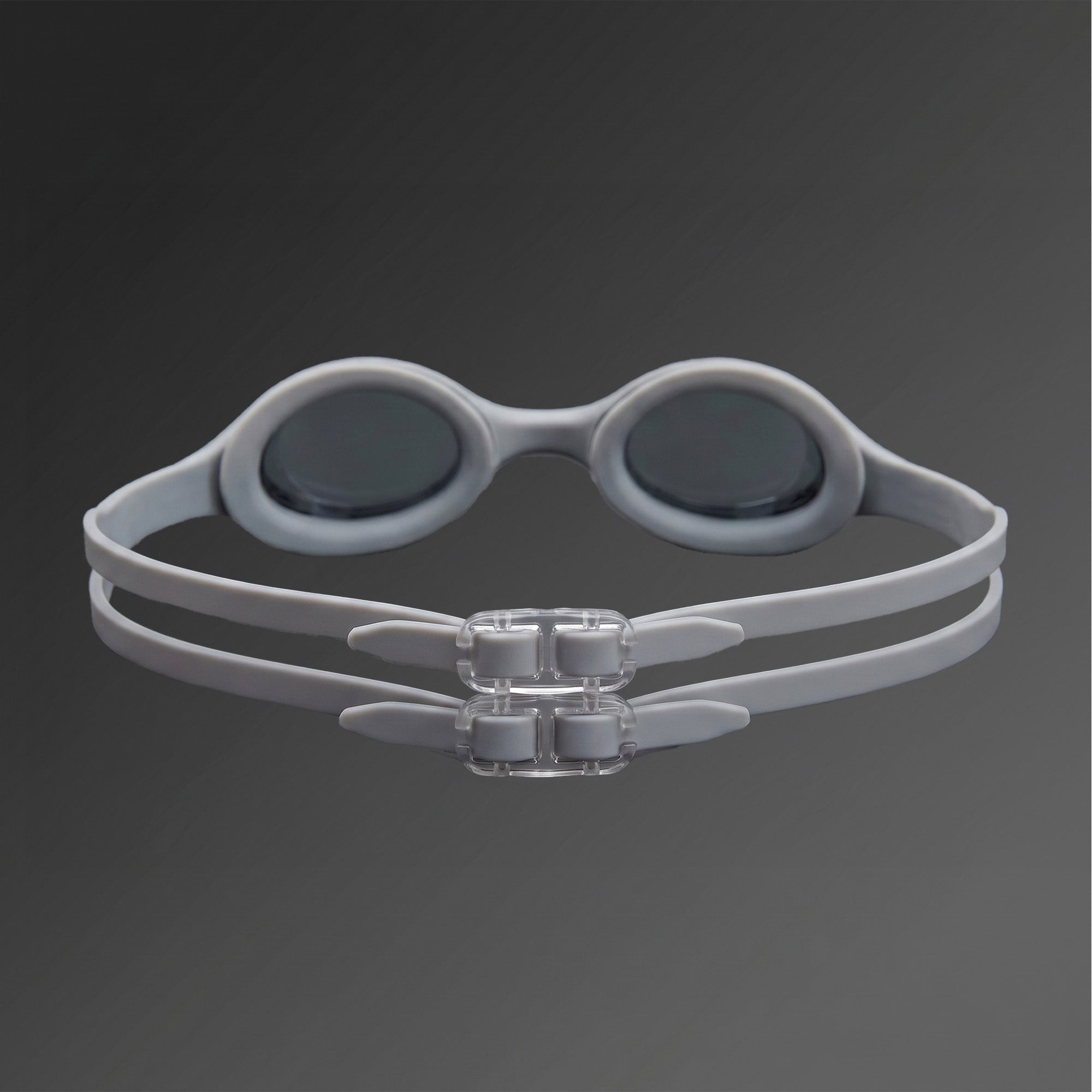 Kids Swimming Silicone Polycarbonate Goggles Essentials UV Protection Anti Fog — Lt. Grey