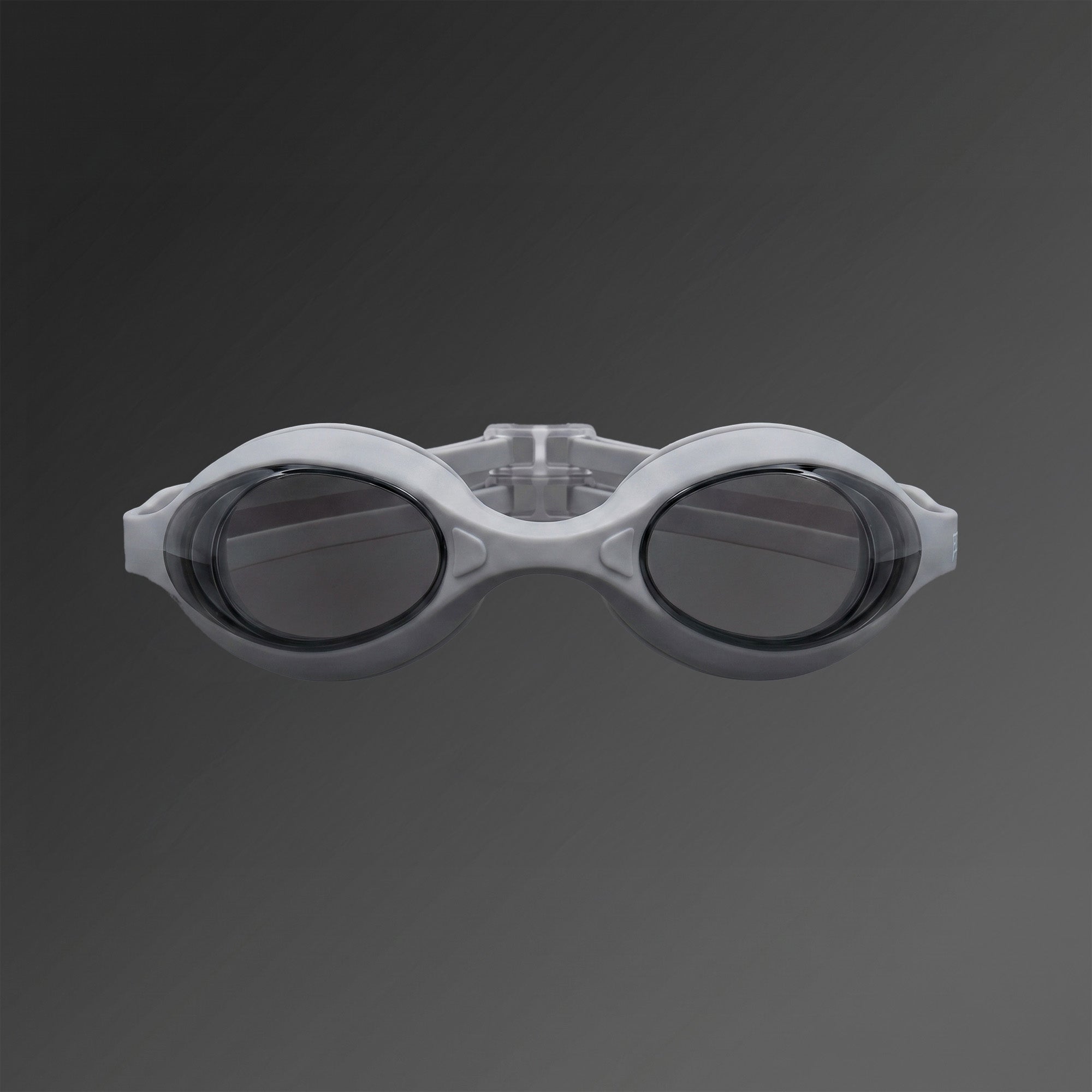 Kids Swimming Silicone Polycarbonate Goggles Essentials UV Protection Anti Fog — Lt. Grey Secondary image