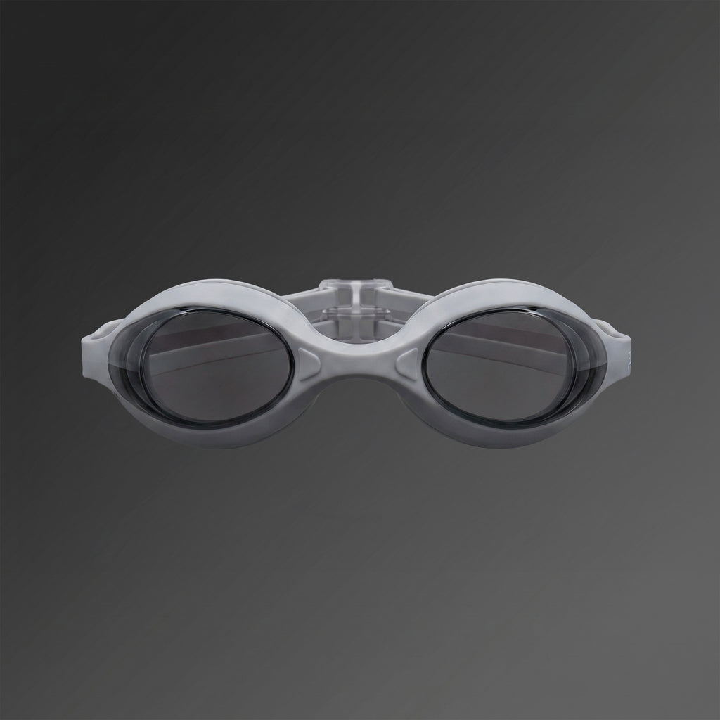 Kids Swimming Silicone Polycarbonate Goggles Essentials UV Protection Anti Fog — Lt. Grey
