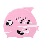 Kids Swimming Silicone Cap Fish Essentials — Pink