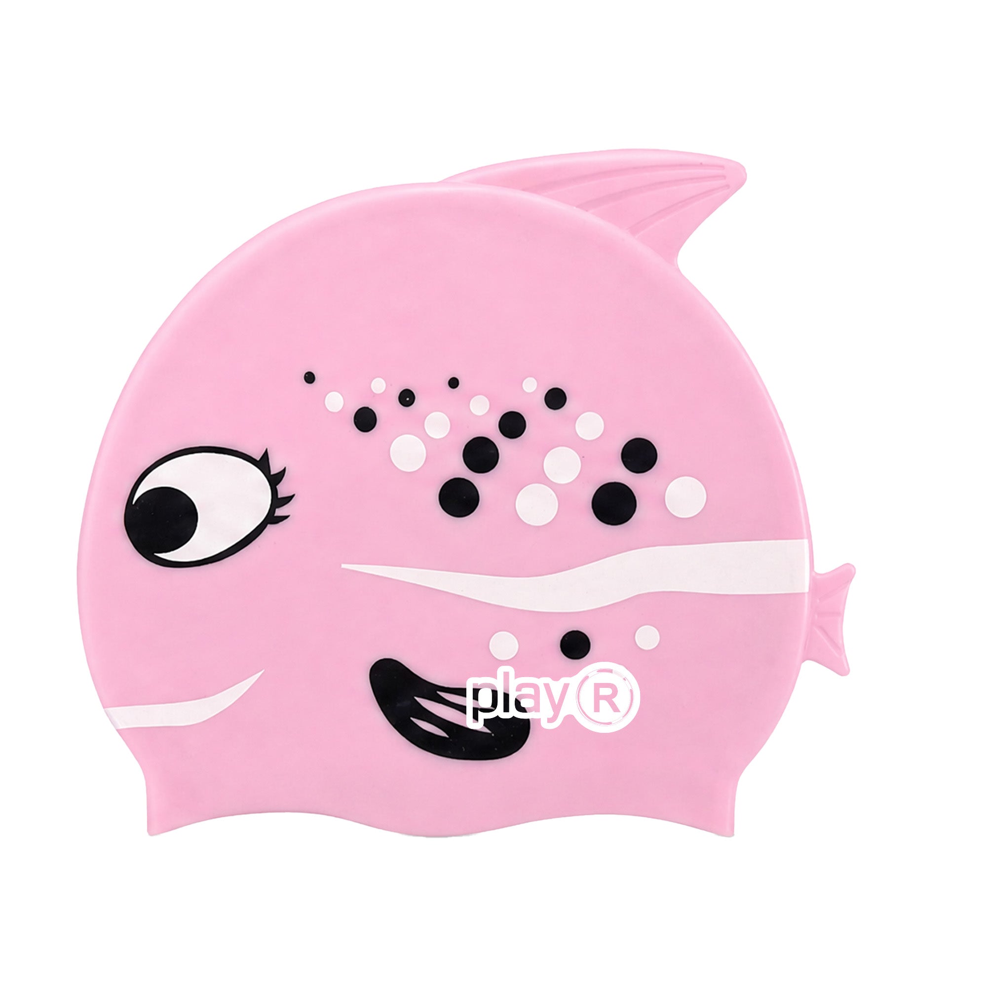 Kids Swimming Silicone Cap Fish Essentials — Pink