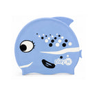 Kids Swimming Silicone Cap Fish Essentials — Blue