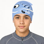 Kids Swimming Silicone Cap Fish Essentials — Blue