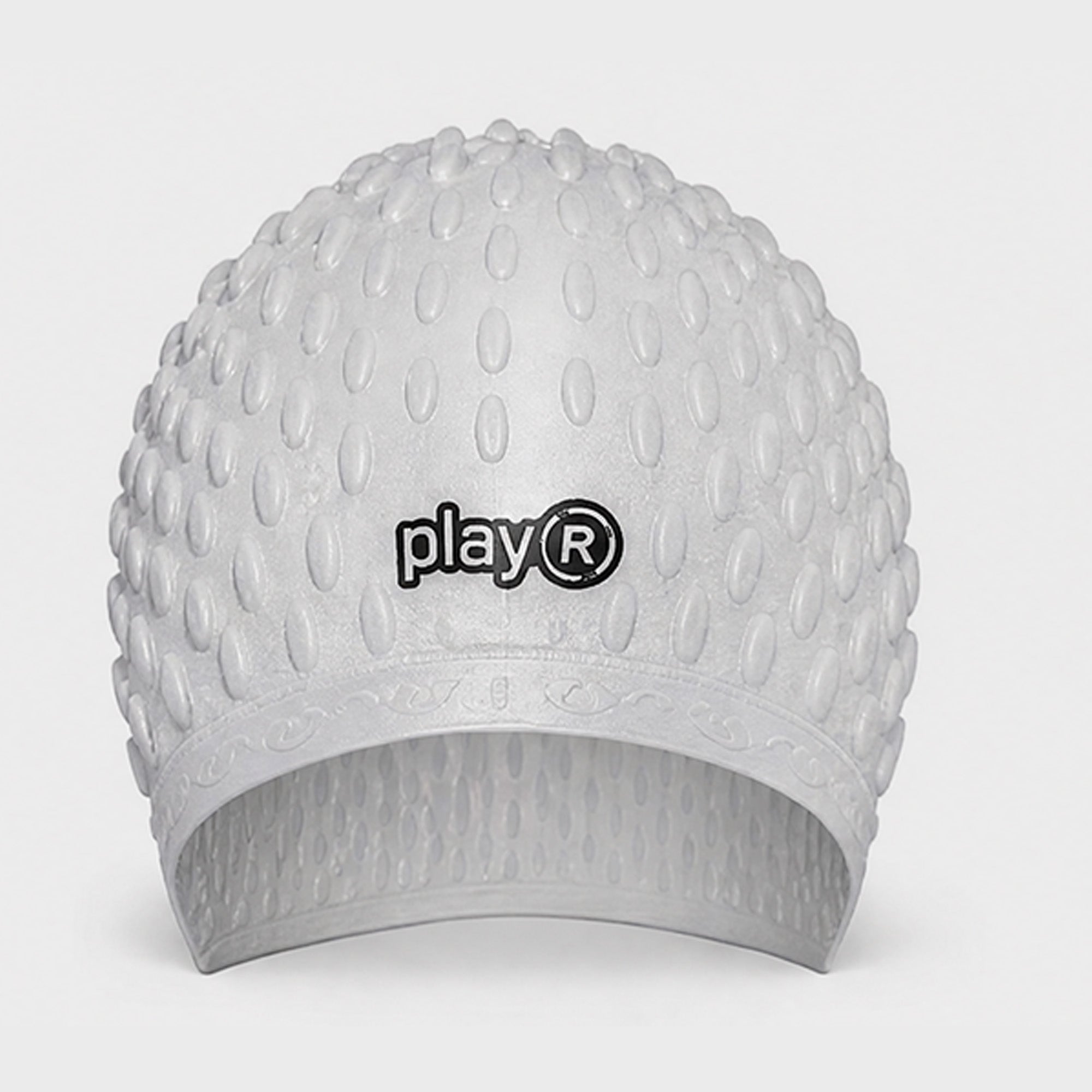 Adult Swimming Silicone Cap Professional — Silver Main image