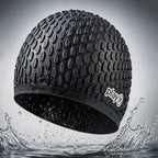 Adult Swimming Silicone Cap Professional — Black