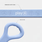 playR Silicon Puller Resistance Band 8-10 Kgs Blue