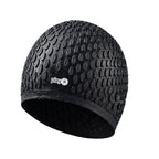 Adult Swimming Silicone Cap Professional — Black