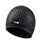 Adult Swimming Silicone Cap Professional — Black