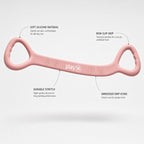 playR Silicon Puller Resistance Band 8-10 Kgs Pink