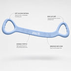 playR Silicon Puller Resistance Band 8-10 Kgs Blue