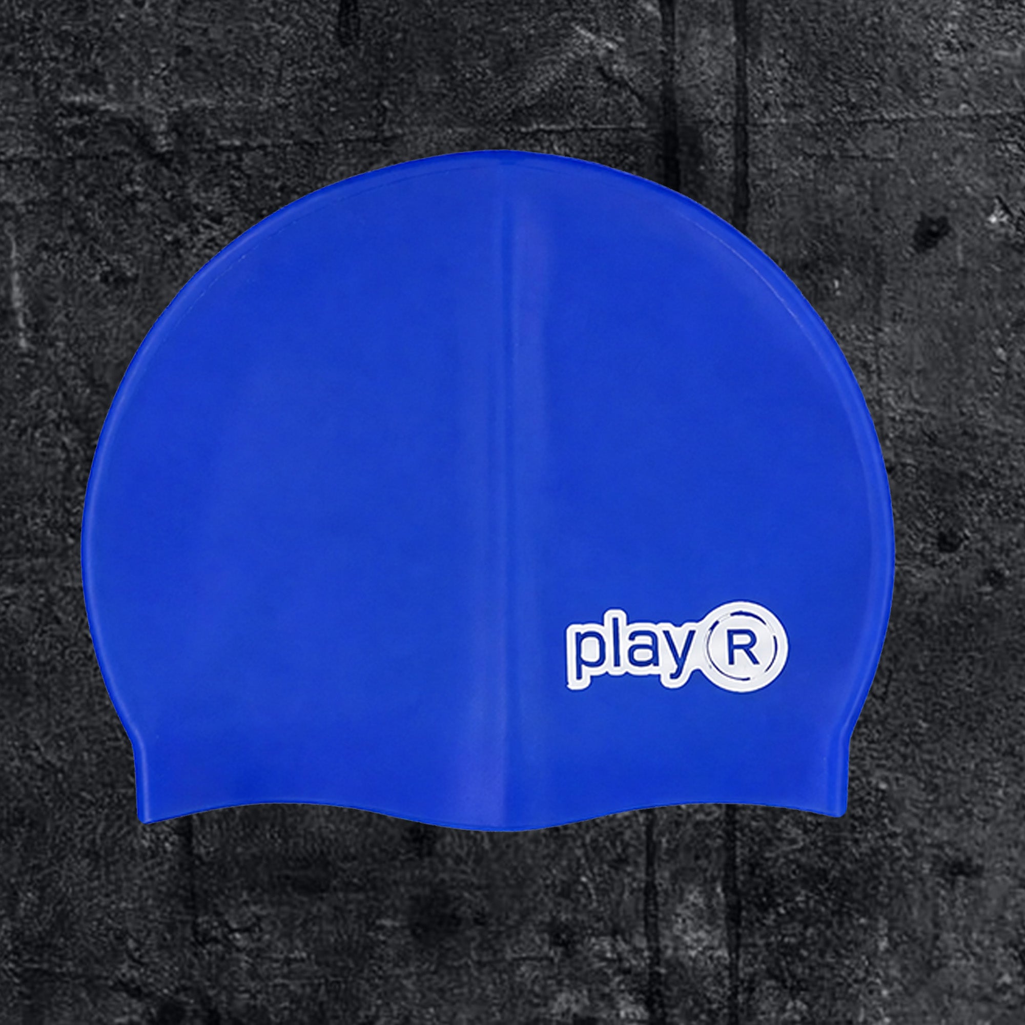 Adult Swimming Silicone Cap Performance — Blue Main image