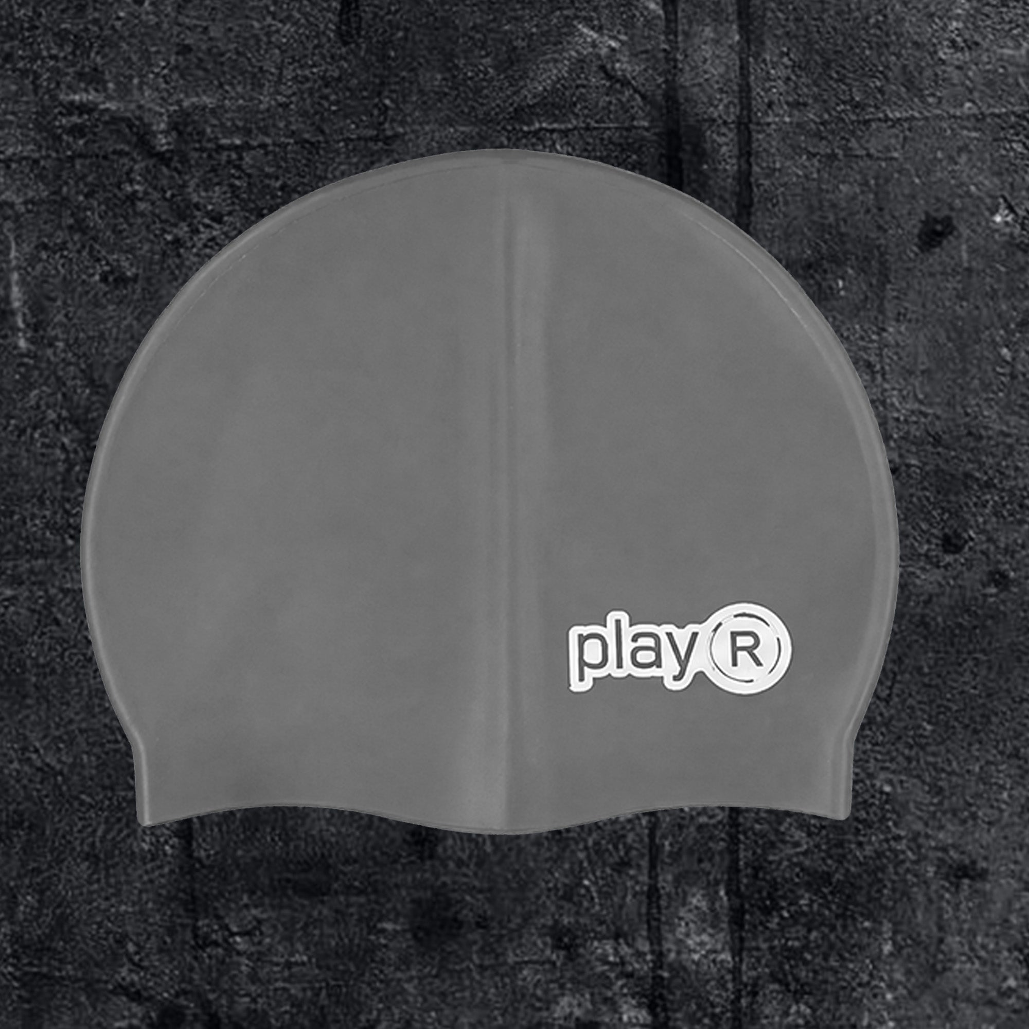 Adult Swimming Silicone Cap Performance — Silver Main image