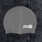 Adult Swimming Silicone Cap Performance — Silver