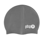 Adult Swimming Silicone Cap Performance — Silver